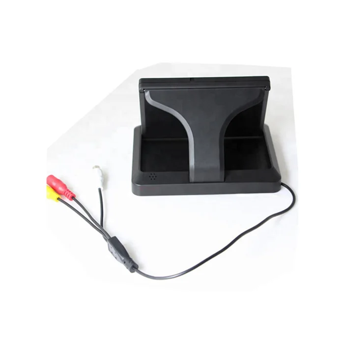 5 Inch HD Dashboard Folding TFT LCD Car Monitor Work With Mobile DVR