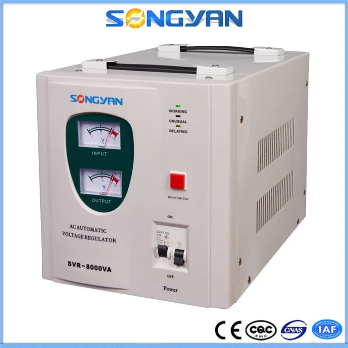 Лучшие продажи прочный помощью Svc 8000Va Ac автоматический регулятор напряжения, от перегрузки реле