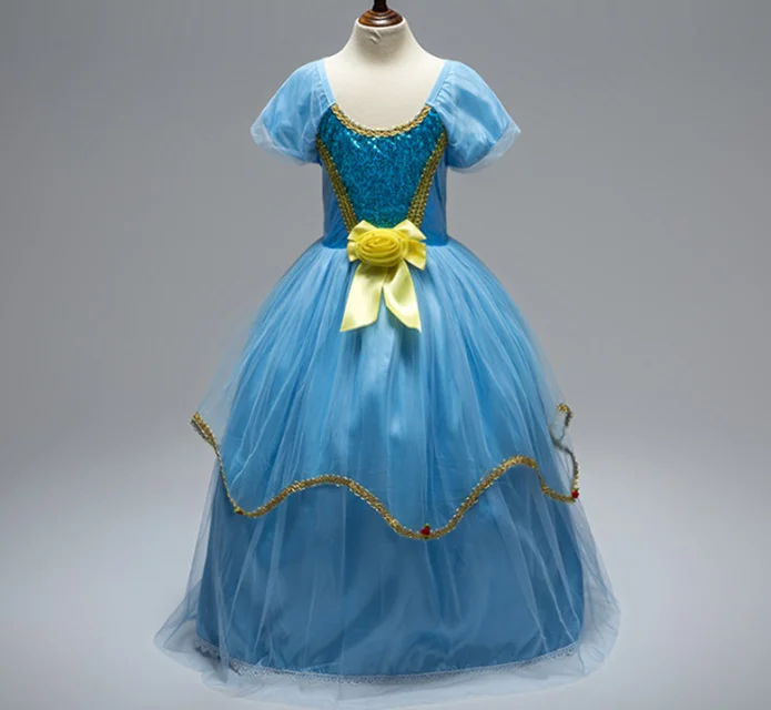 
classic nice party dress frozen elsa girls dresses 