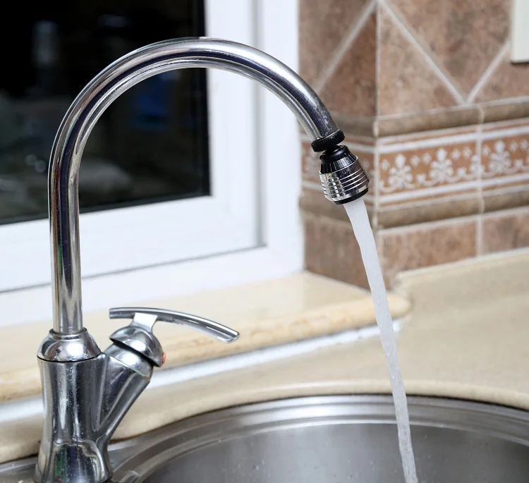 
360 degree swivel adjustable pressure water saving kitchen faucet aerator 