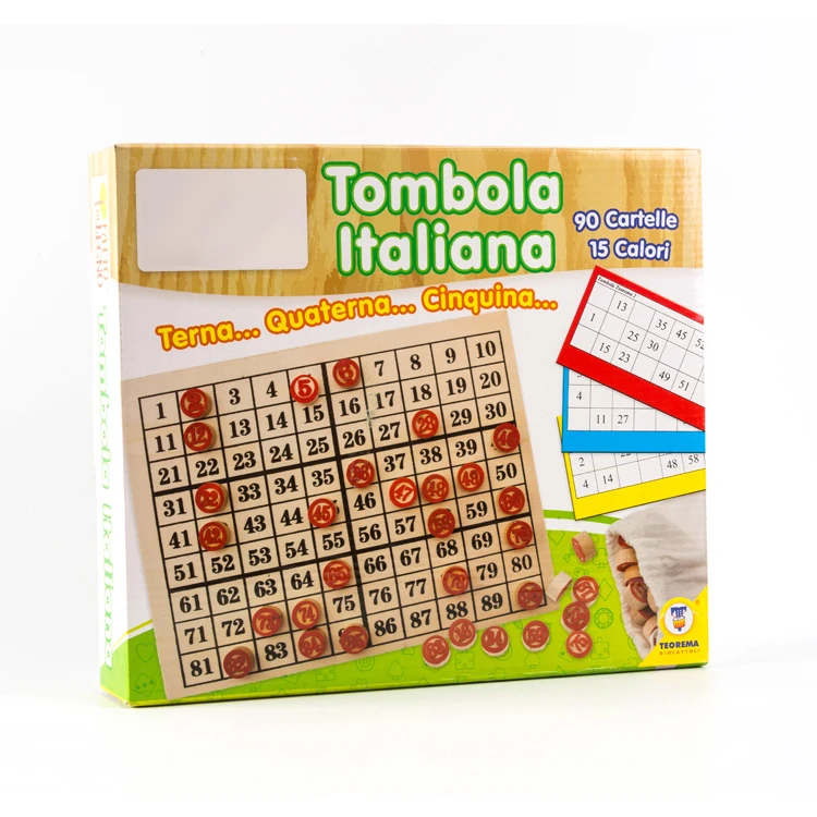 
China Wholesale Bingo Chips Bingo Lotto Game Set For Kid 