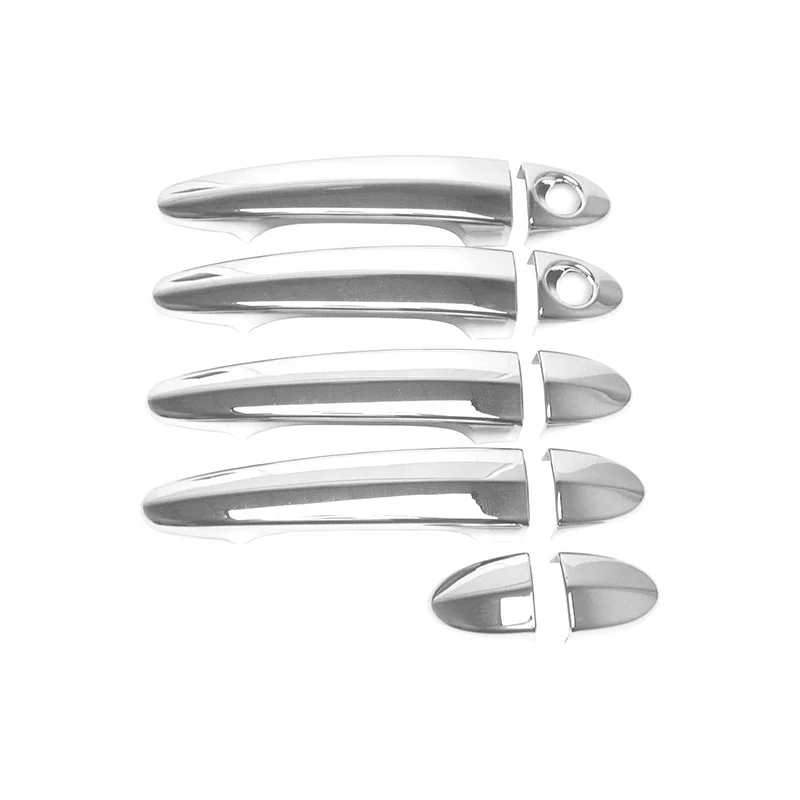 For BMW 5 E60 / 04-10 X3 E83 2013 Antistatic 4 Door 2 Keyhole ABS Chrome Anti Static Door Handle Cover