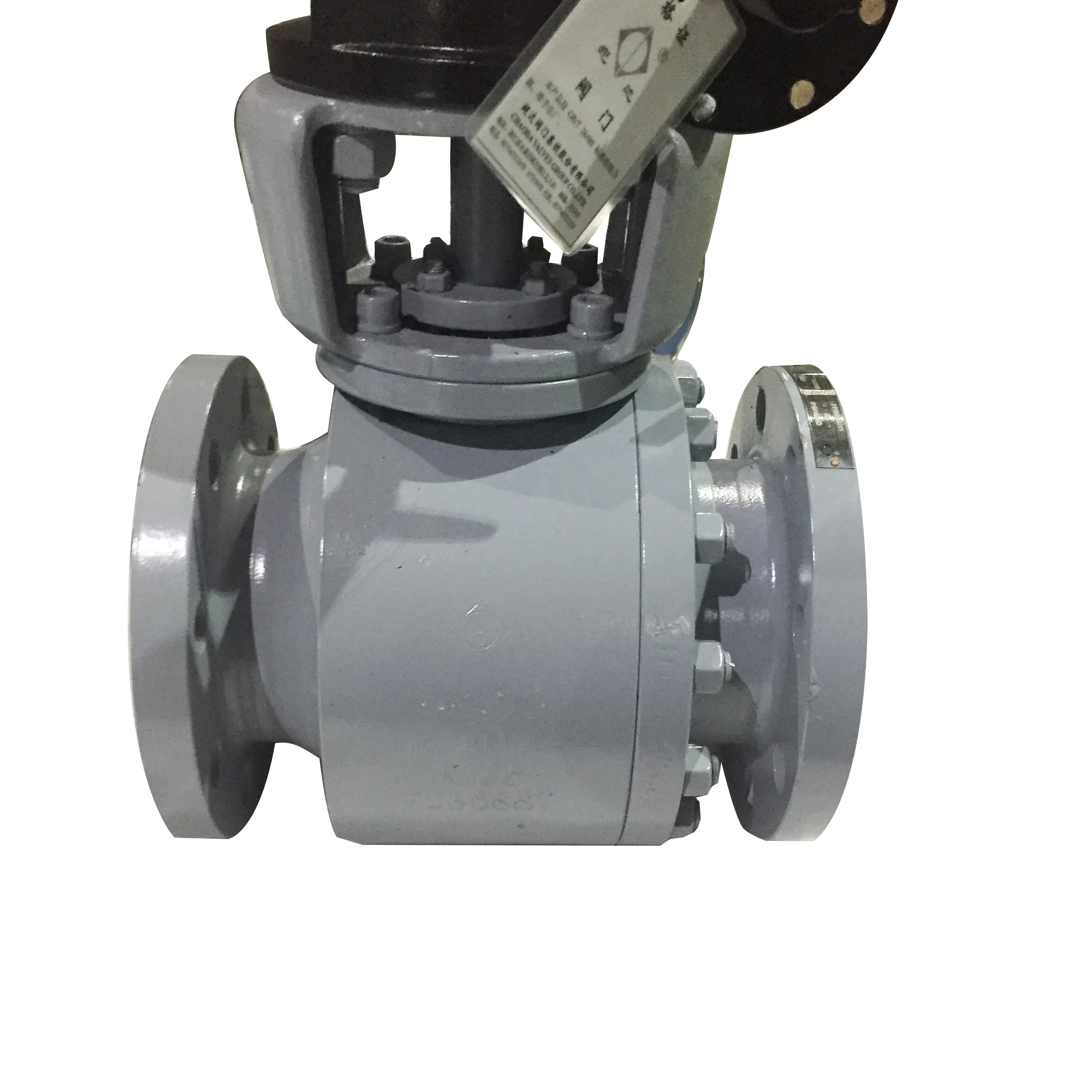 3 Pieces Type Motor Trunnion ball valve Shanghai