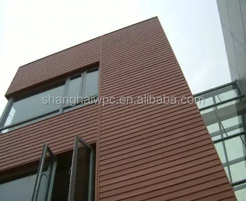 WPC Outdoor Covering Decorative Siding WPC Exterior Sectional Wall Panels