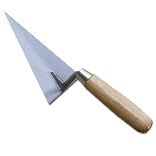 Brick trowels with carbon steel  with wooden handle plaster trowel