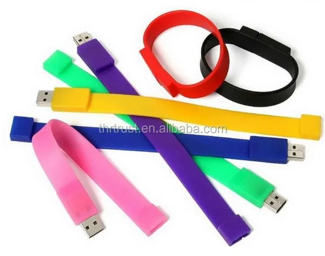 Usb Drive Pen Drive Usb 2022 Low Price Promotion Gift USB Bracelet/Silicone Wristband USB/Flash Pen Drive USB 2.0