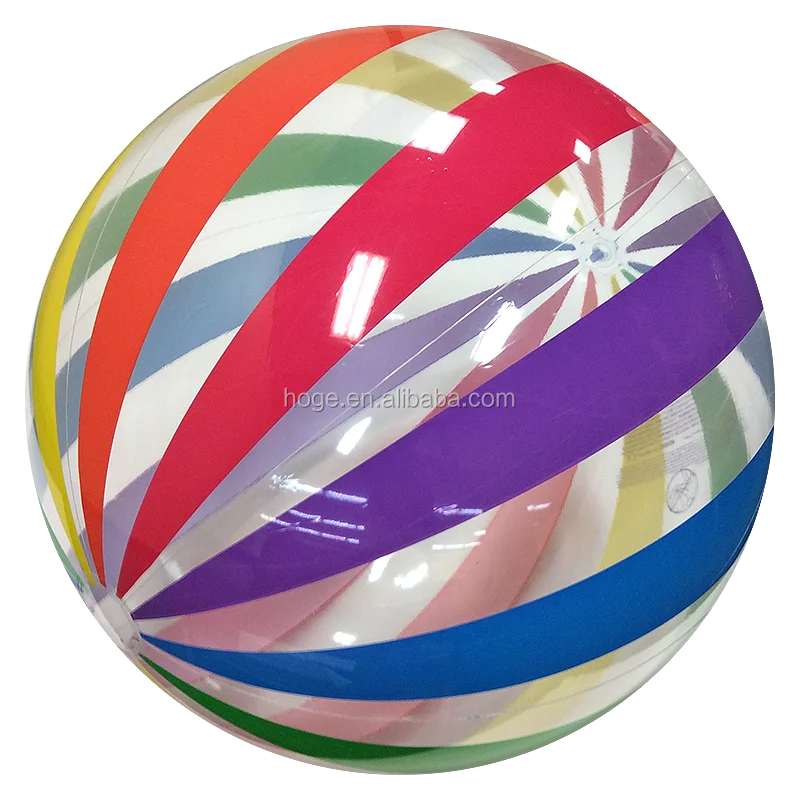 50 inch inflatable Jumbo Rainbow Beach Balls