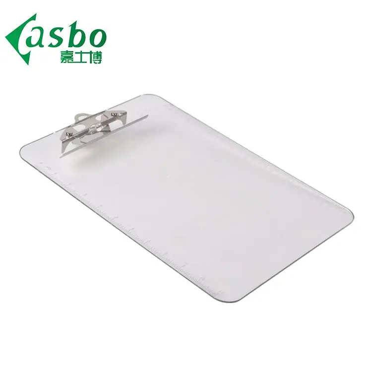 Color clear clip bulk clipboards folder single plastic clipboard