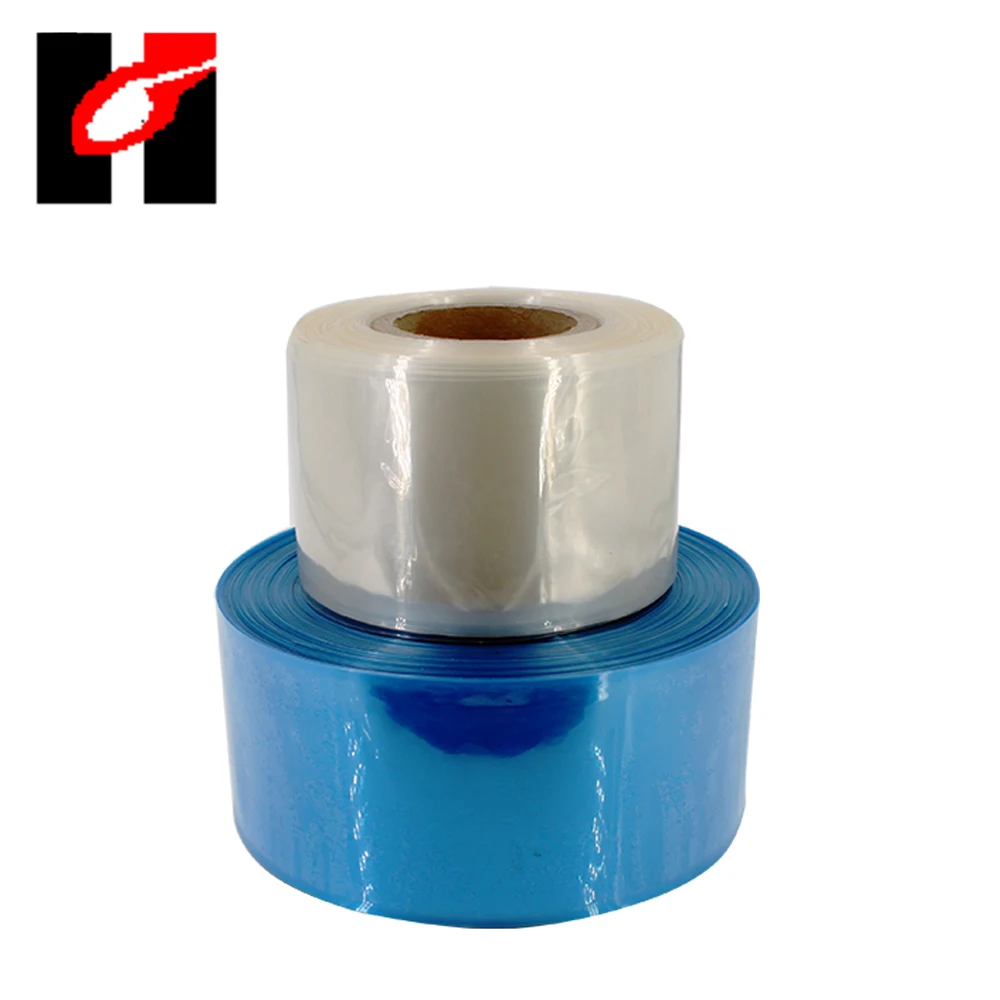 Прямая продажа, кристально прозрачная ПВХ термоусадочная пленка для бутылок