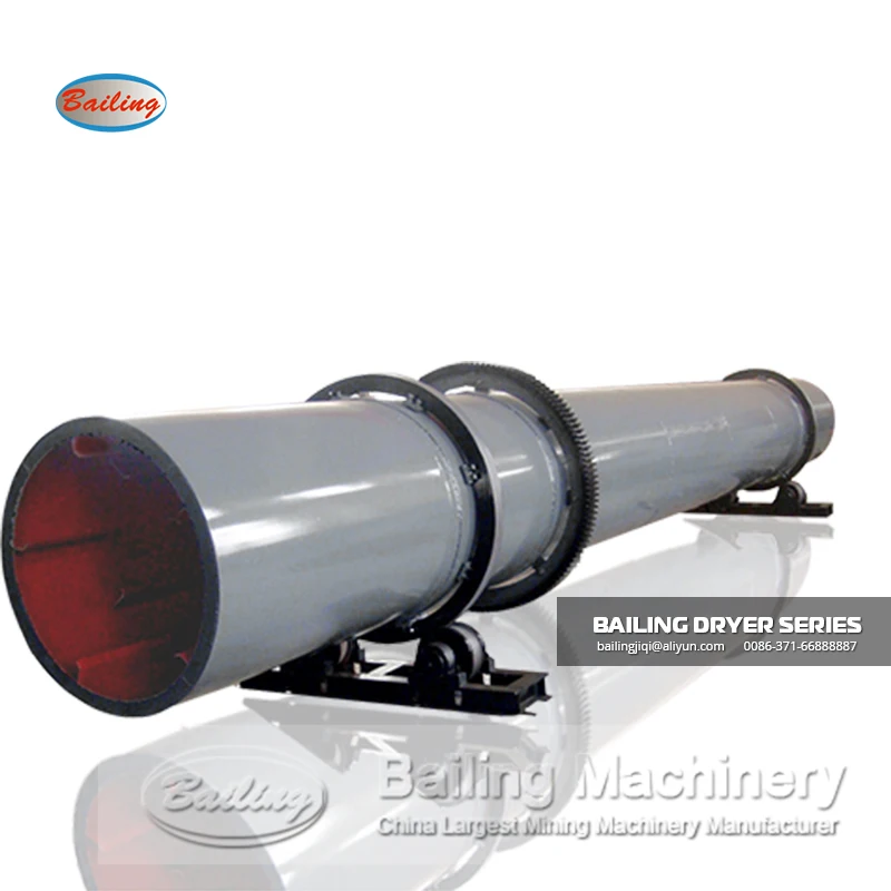 Lower consumption wood chips palm fiber rotary dryer