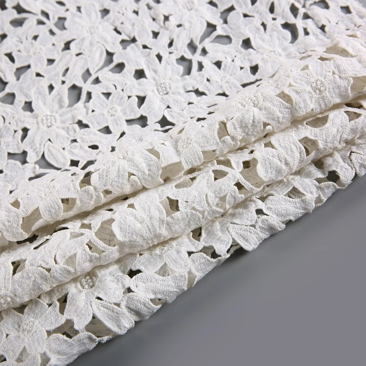 Latest stock a lot polyester chemical net embroidery bridal taiwan lace fabric dubai