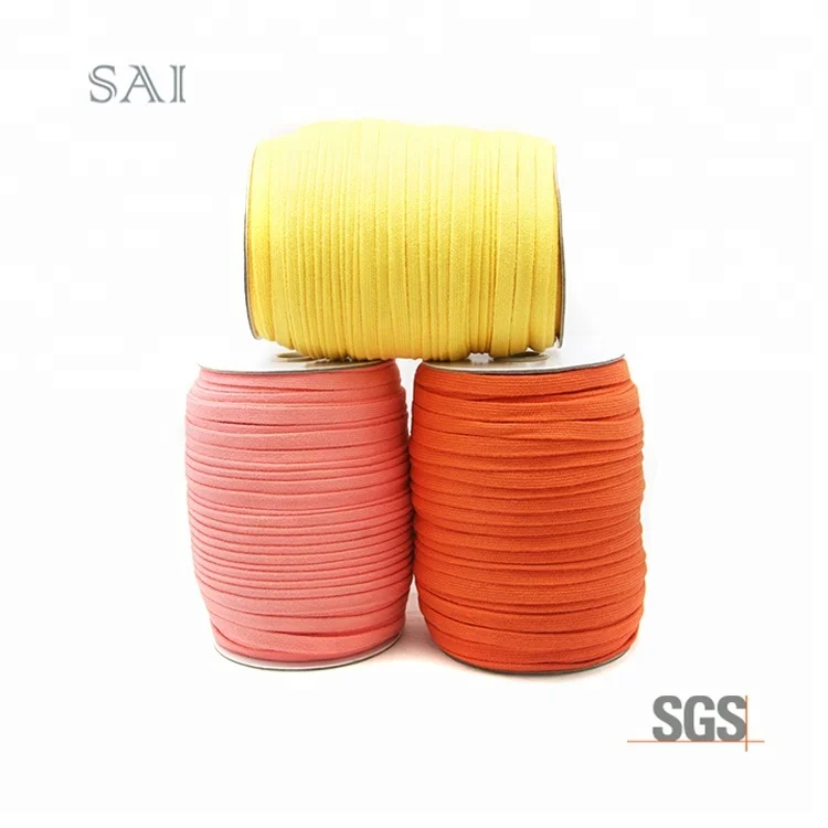 Factory Inventory Wholesale Colorful High Quality Low Price Cotton Flat String