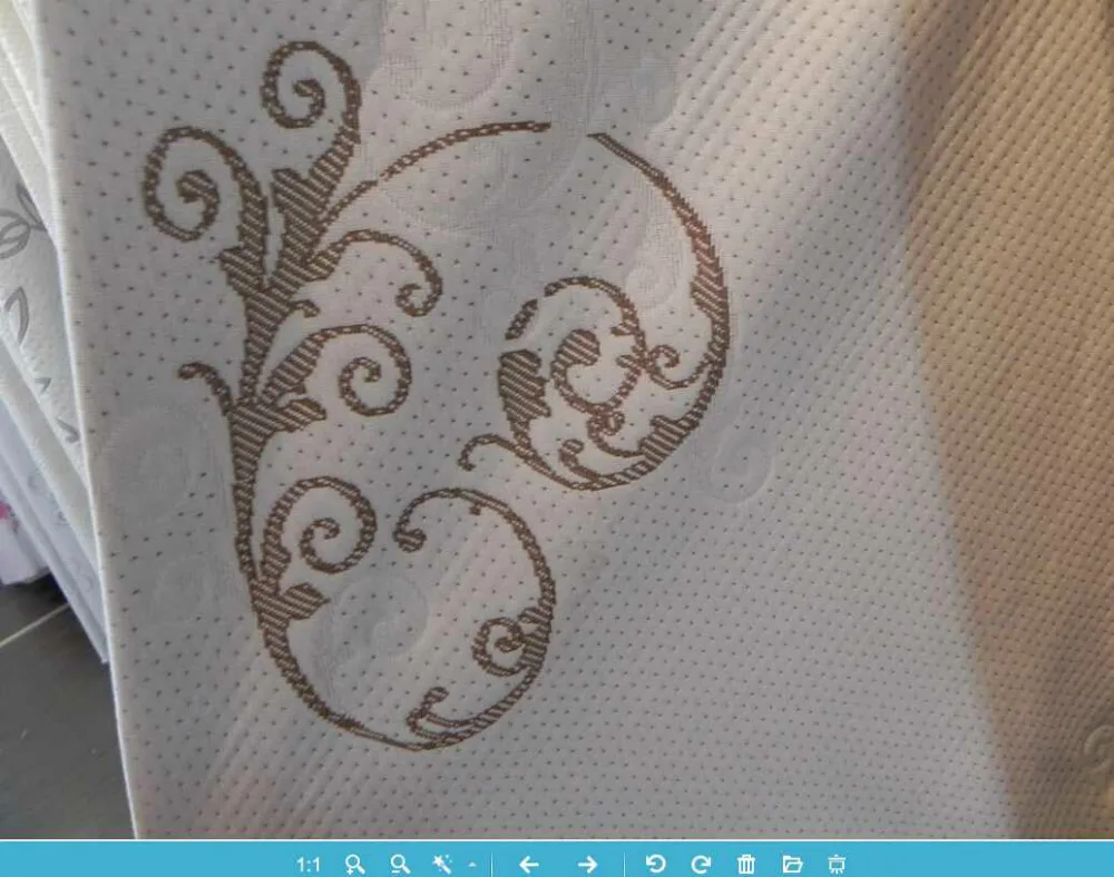 Cheap 100% polyester knitted jacquard mattress fabric for mattress cover