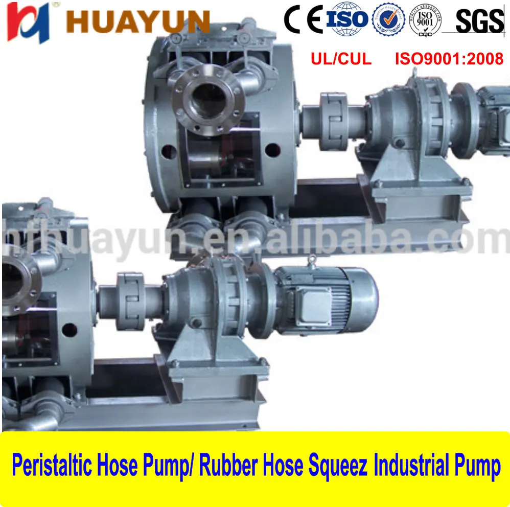 Hose Squeeze Peristaltic Pump for Cement Grout Injection Hose Peristaltic Pumps/Piston mortar pump for concrete