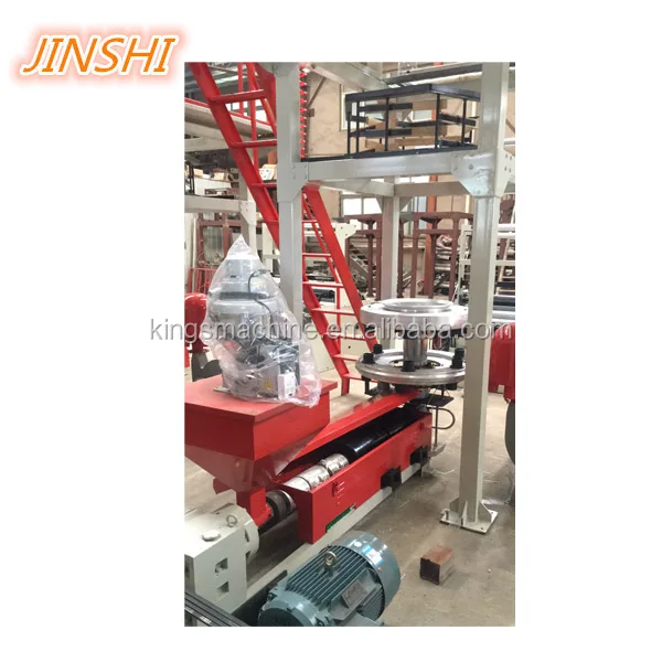 
New PE Color Striped Plastic Film Blowing Machine Blow Moulding Machine 