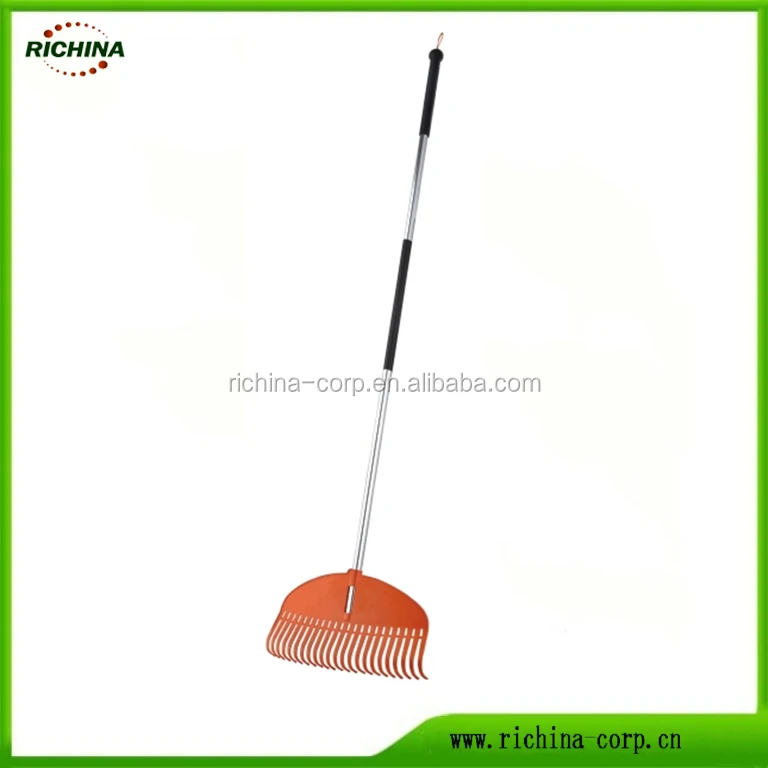 
Comb Poly Leaf Rake with Aluminum or Steel Handle 