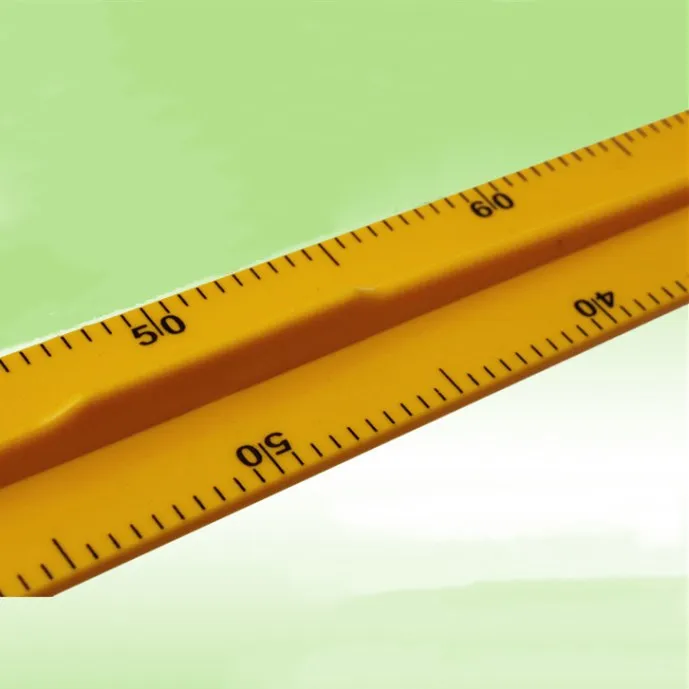 OEM Plastic School Rulers Straight Scribing Cutting 100cm/1 Meter/39inches One Side 5000pcs 5000pcs One Side Measuring Tools
