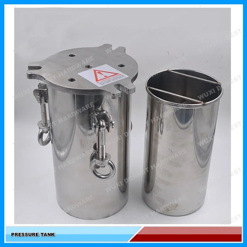 5L Chinese Manufacturer Stainless Steel Glue Dispensing Pressure Tank/Pressure Container