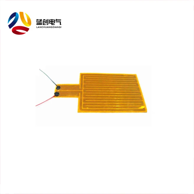 18*40mm 6 volts 6 watts kapton heater with adhesive, electric pi heating film for various usage