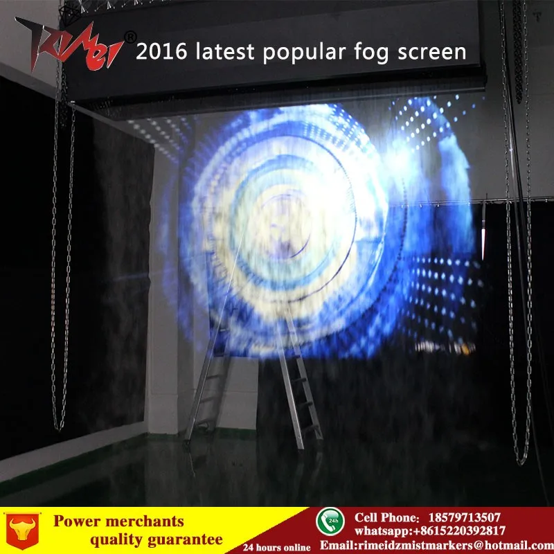 2022 new Waterfall fog screen downward spray 3m fog screen