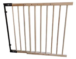 wooden baby safety gate stair gate easy open and lock guard