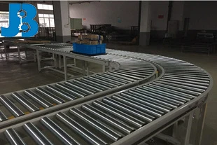 JiaBao heavy loading steel gravity roller conveyor used to transfer pallet
