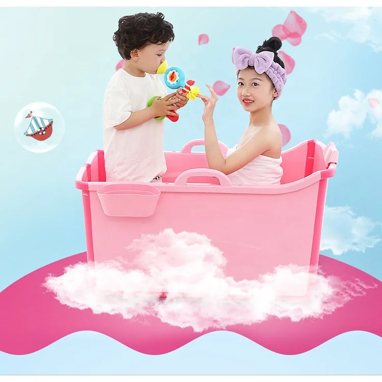 (Free Shipment by Sea) Lowest factory price PP Plastic Portable Bathtub for Child with best quality