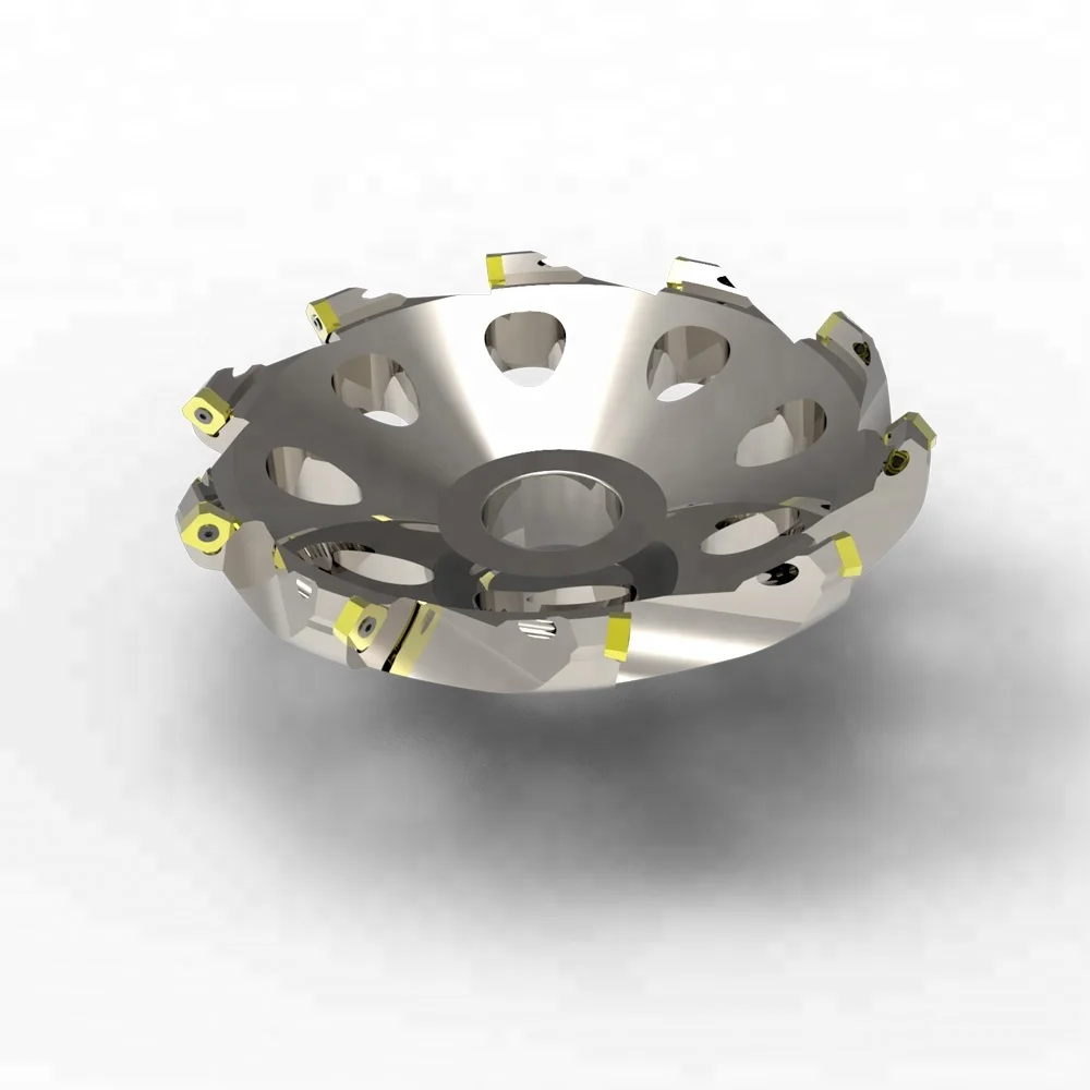 KM 45 degree/indexable Face Mill/CNC milling cutter/for aluminum, connection dia 22mm, cutting dia 50mm