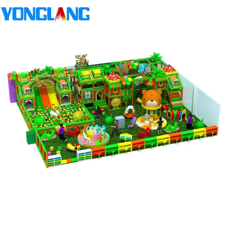 YL-TQB002 Forest Theme Kids Indoor Amusing Playground Set, Kids Amusement Equipment Indoor Playground Equipment