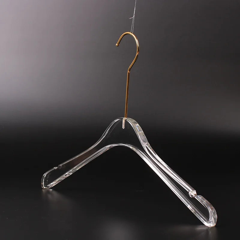 Clothes Hanger Factory Acrylic Transparent Hanger Clear boutique hangers