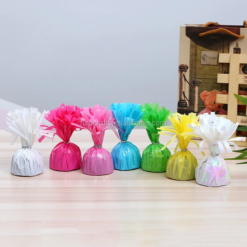 Wedding Party Decoration Candy Colorful Foil Balloon Weight