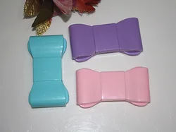 Cheap price Bowknot Shape Ribbon Style Label Black Contact Lens Case  A-601