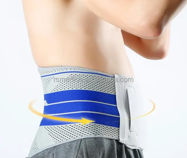 Best Quality 3D Silicone High Elastic Gym Sports waist Back Support Back Protector back belt