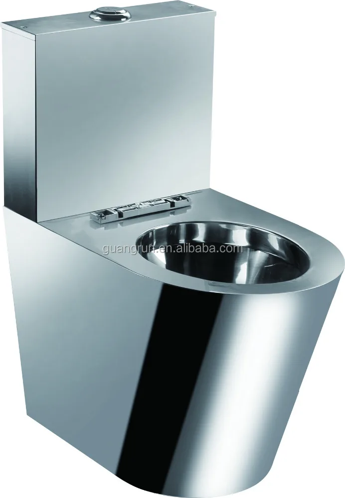 RV из нержавеющей стали Туалет складной унитаз напольный унитаз GR-010