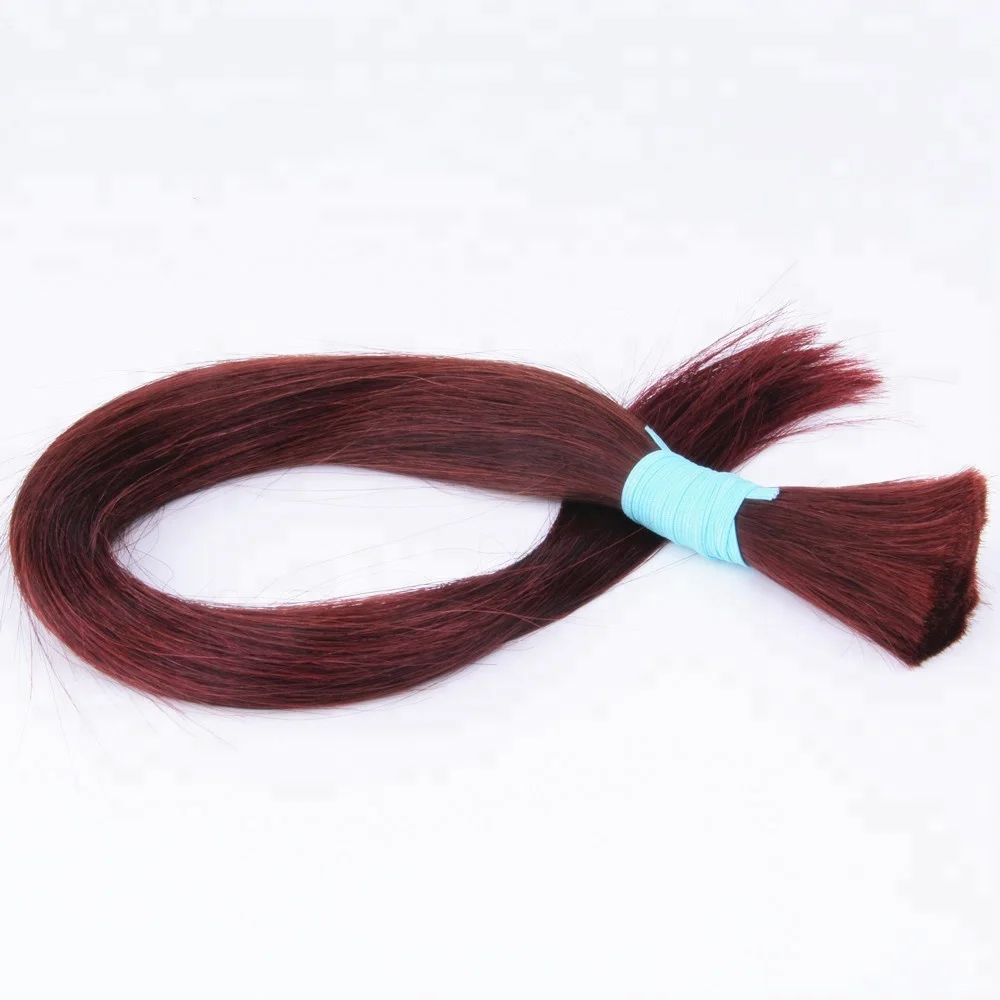 Unwefted Human Bulk Virgin Hair For Braiding,Russian Remy Human Hair Extension, Factory Price Chinese Hair Bundles