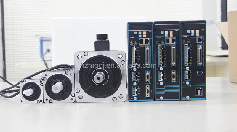2.6kw 17 bit absolute CNC servo motor with amplifier