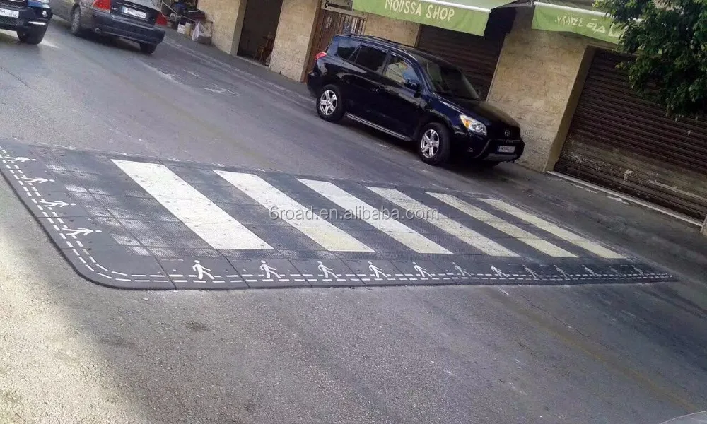 CE RoHS 900*500*50MM CE Rubber Speed Hump, Speed Ramp, Speed Breaker