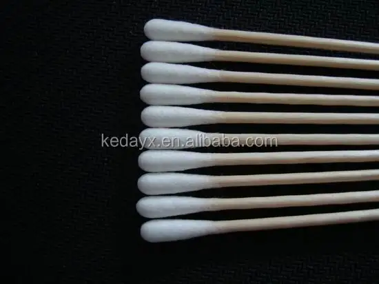 
cheap price medical wood cotton swab stick tip 