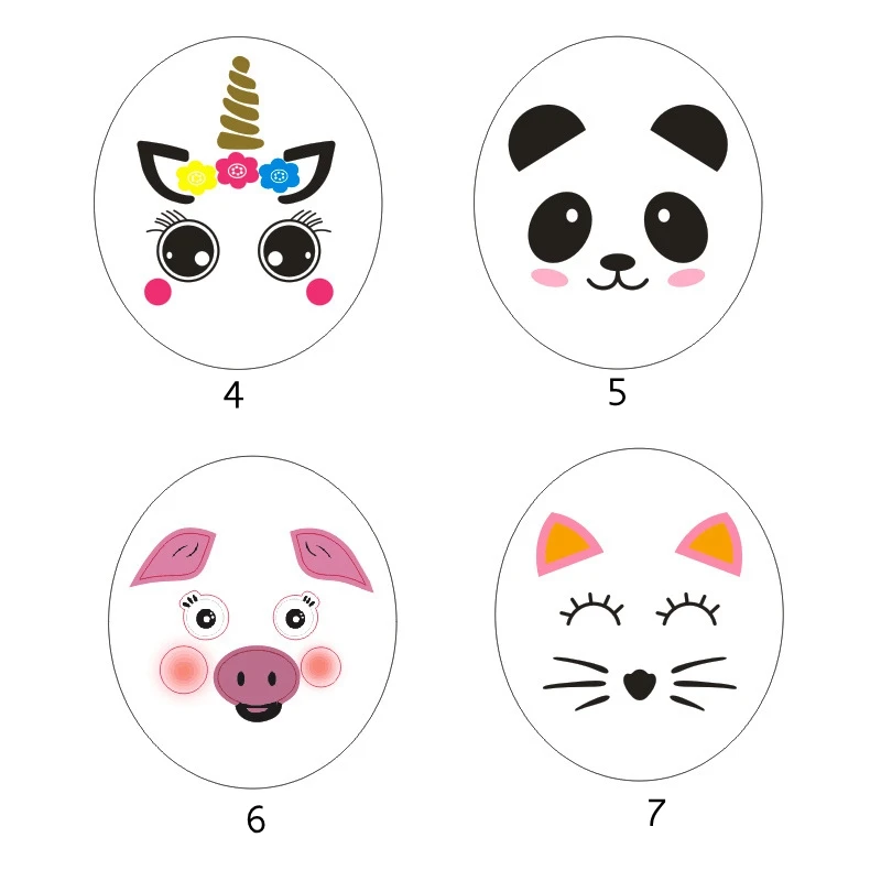 Top Quality DIY Balloon 3D Model Bobble Bobo Balloons with Pig Head shaped Stickers Balloons