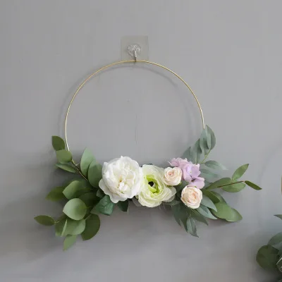 Front Door Decoration Artificial Fower Garland Wreath  for Christmas Decor Wedding Decoration Wreaths