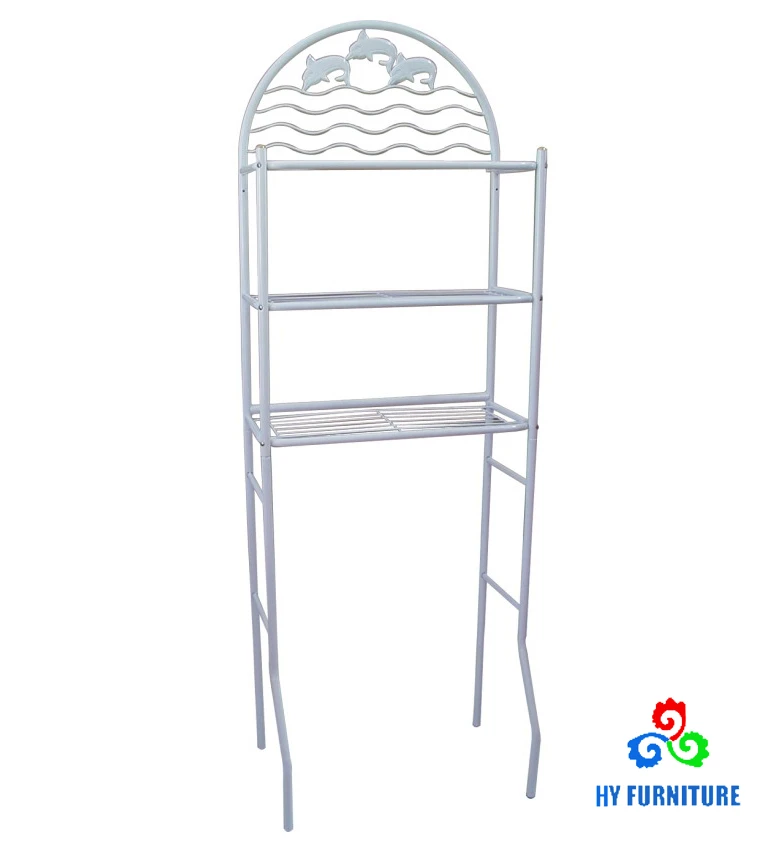 Simple bathroom furniture design toilet shelf space savers wholesale