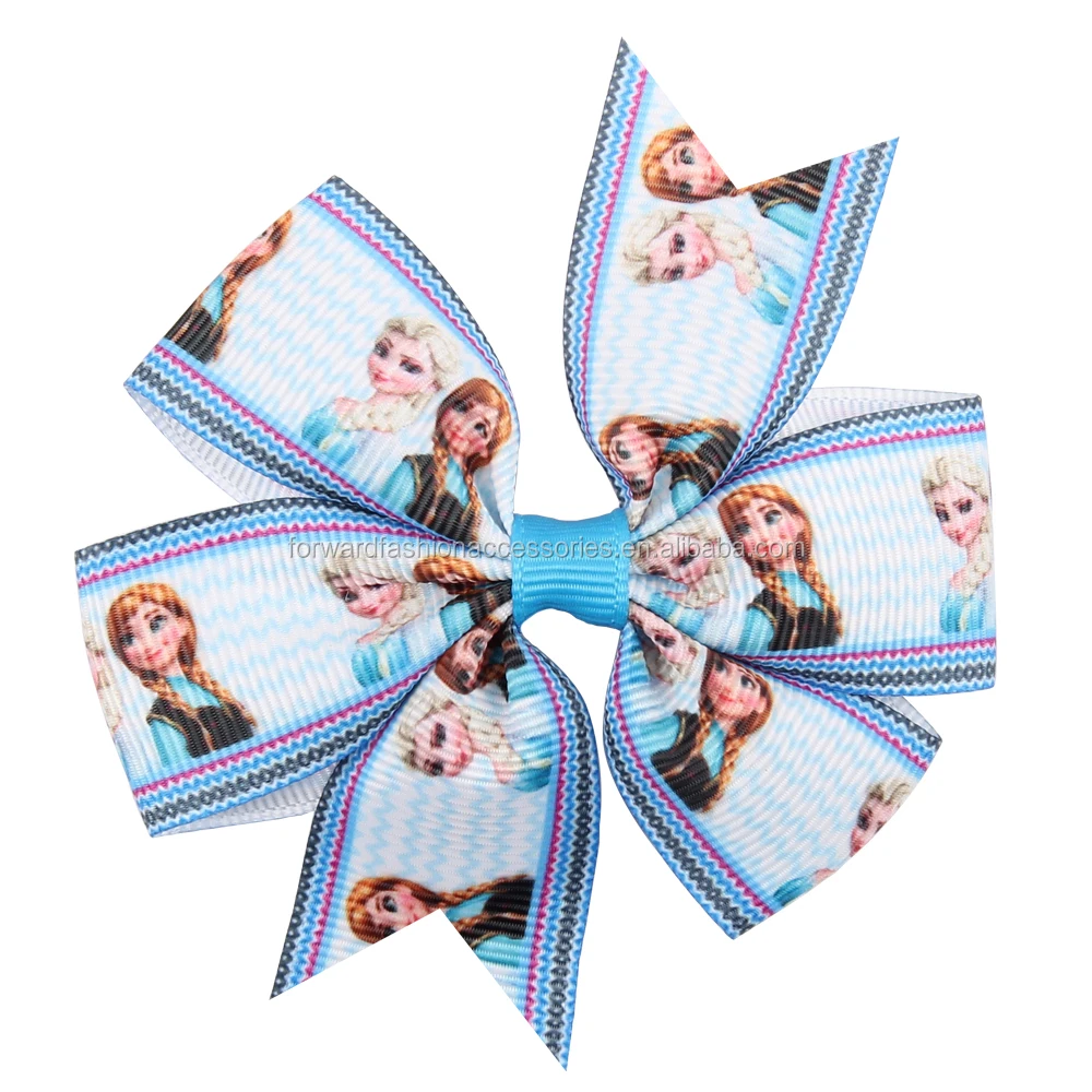 Популярные банты для волос «Холодное сердце», Эльза, Анна