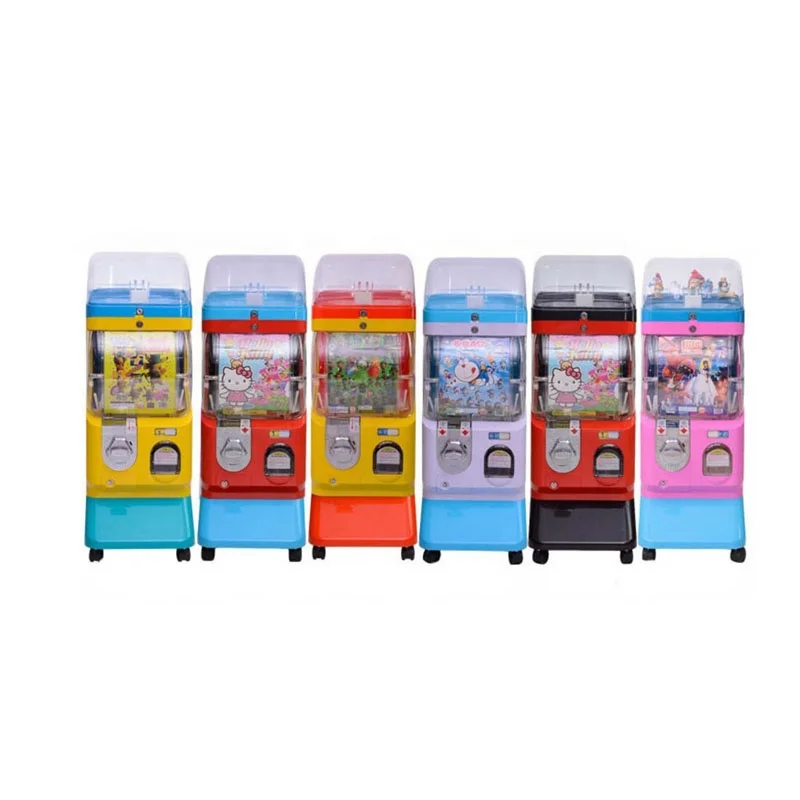 
Gashapon Vending Machine/kids Game Machine/New Double-deck Colorful No-electricity toys Vending Pusher Machine 