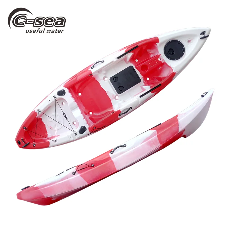 roto-molding sit on top kayak with fish finder from kayak factory