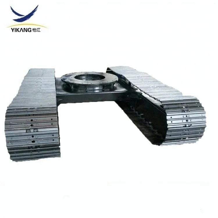 Hot-sale  crane machine chassis parts crawler undercarriage with rubber track