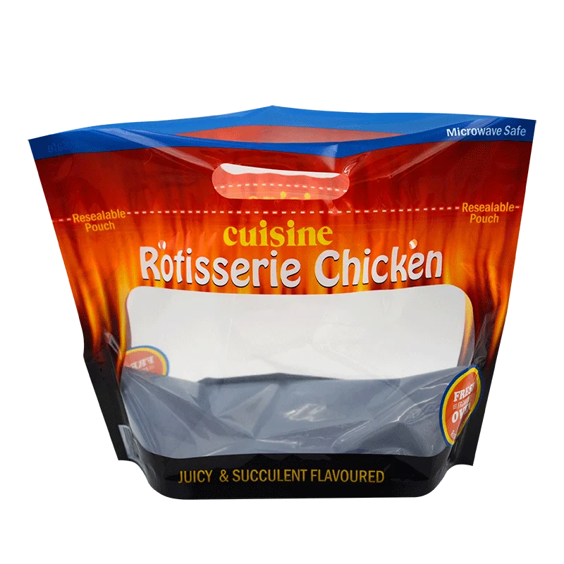 custom printed rotisserie chicken bags roast chicken packaging bag