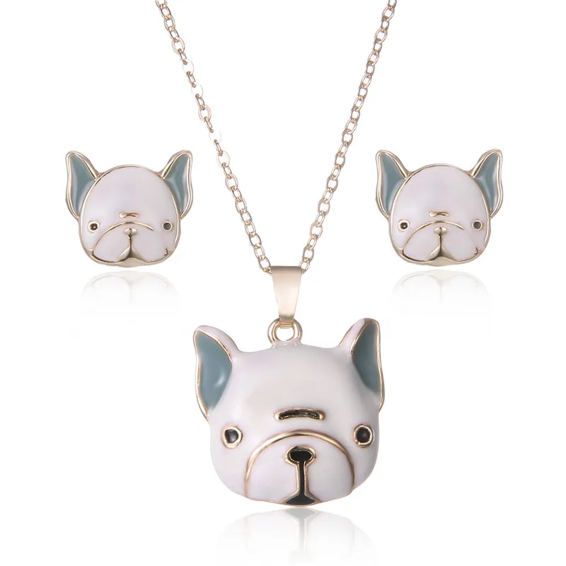 Cute design animal jewelry zinc alloy metal unicorn bee necklace kids