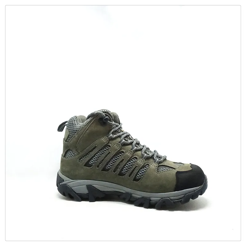  Мужские походные туфли Olive из нубука для улицы дышащие и