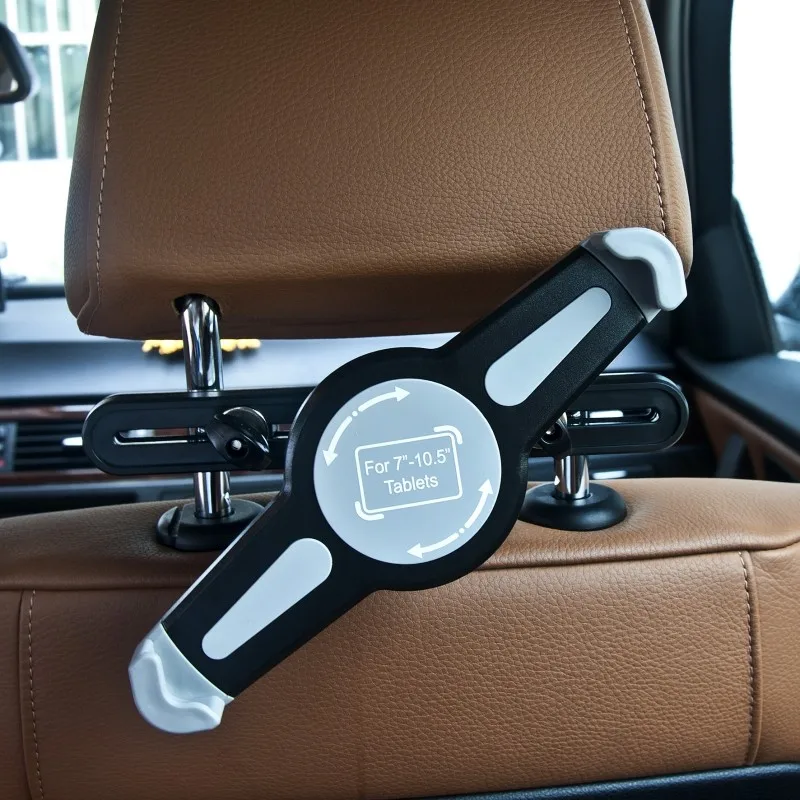  2021 Универсальный Автомобильный держатель для планшетного ПК с креплением на подголовник 360 градусов 7 ~ 10 5 дюймов