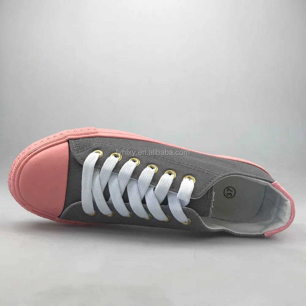 new design low price rubber men and women custom canvas casual shoe